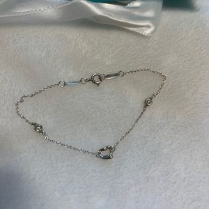 Tiffany Diamond by the yard open heart bracelet